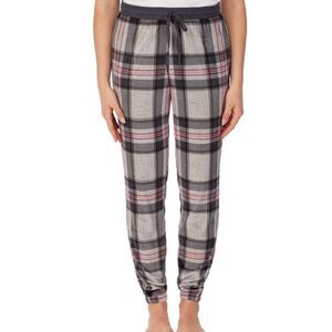Plaid Velour Sleep Pants